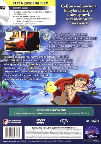 Mała Syrenka (Disney) [DVD]