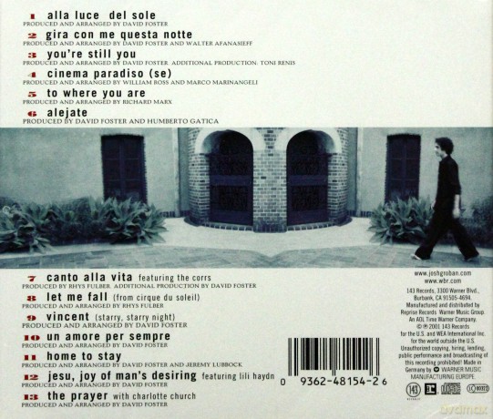 Josh Groban: Josh Groban [CD]