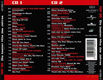 Top 98 - Die Besten Hits Des Jahres [2CD]