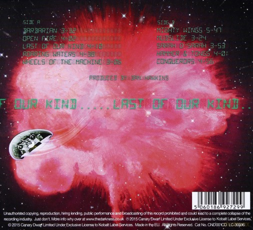 The Darkness: Last Of Our Kind [CD]
