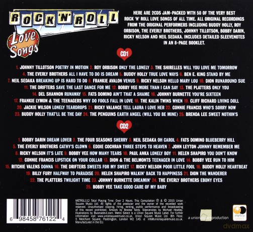 Rock 'n' Roll Love Songs [2CD]