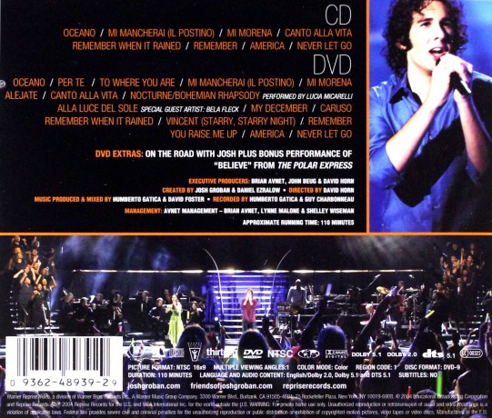 Josh Groban: Live At The Greek [CD]+[DVD]
