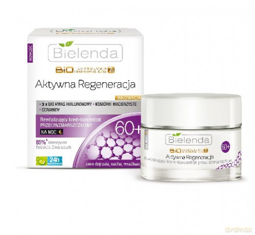Bielenda Aktywna Regeneracja 60+ Regenerujący Krem-koncentrat przeciwzmarszczkowy na Noc 50ml [KOSMETYKI]