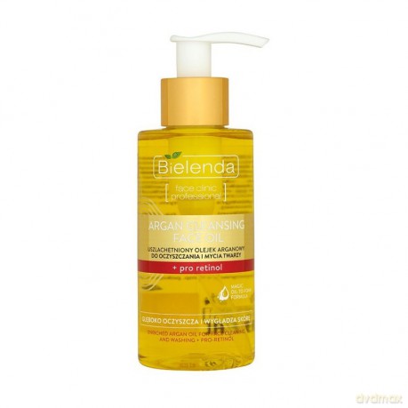 Bielenda Argan Cleansing Face Oil Olejek do mycia twarzy z pro-retinolem 140ml [KOSMETYKI]