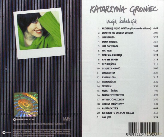 Katarzyna Groniec: Moja Kolekcja [CD]