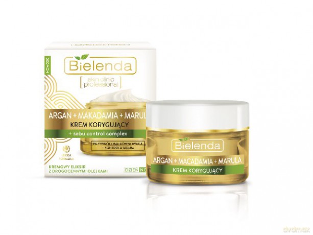 Bielenda Argan+Macadamia+Marula Krem korygujący na Dzień i noc 50ml [KOSMETYKI]