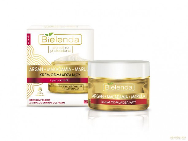 Bielenda Argan+Macadamia+Marula Krem odmładzający na noc 50ml [KOSMETYKI]