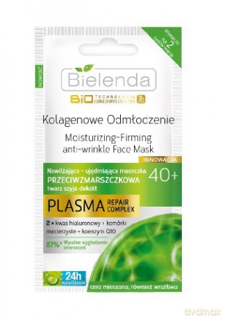 Bielenda BioTechnologia 7D Plasma Repair Complex 40+ Maseczka na twarz 10g [KOSMETYKI]