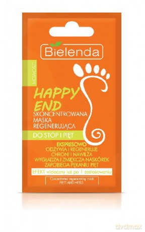 Bielenda Happy End Maska regenerująca do stóp w saszetce 10g [KOSMETYKI]