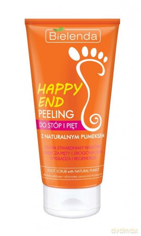 Bielenda Happy End Peeling do pięt i stóp z naturalnym pumeksem 125ml [KOSMETYKI]