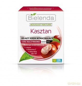 Bielenda Kasztan Krem uszczelniający naczynka na Dzień i na noc 50ml [KOSMETYKI]