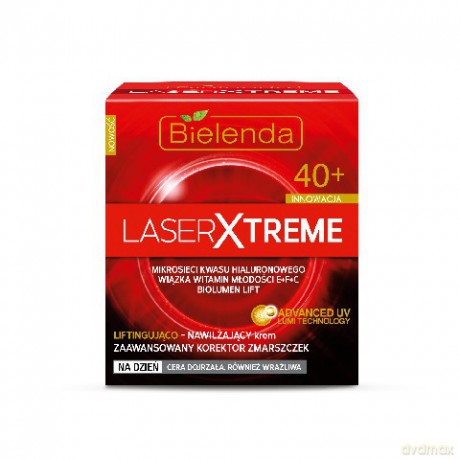 Bielenda Laser Xtreme 40+ Krem na Dzień liftingująco nawilżający 50ml [KOSMETYKI]