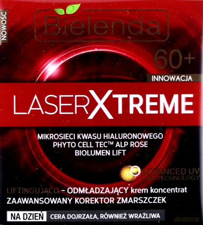 Bielenda Laser Xtreme 60+ Krem na Dzień liftingująco odmładzający 50ml [KOSMETYKI]