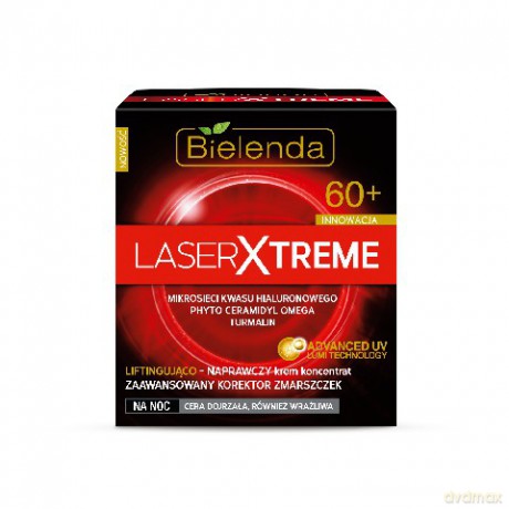 Bielenda Laser Xtreme 60+ Krem na noc liftingująco naprawczy 50ml [KOSMETYKI]
