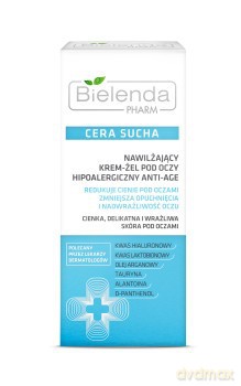 Bielenda Pharm Cera Sucha Krem-żel pod oczy nawilżający hipoalergiczny 15ml [KOSMETYKI]