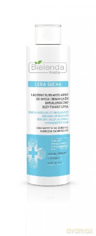 Bielenda Pharm Cera Sucha Płyn miceralny do demakijażu twarzy,oczu i szyi hipoalergiczny 200ml [KOSMETYKI]