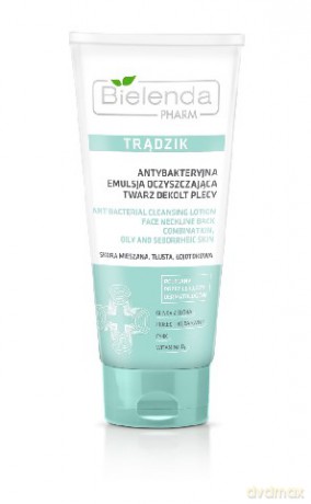 Bielenda Pharm trądzik Emulsja oczyszczająca twarz ,dekold i plecy 150g [KOSMETYKI]