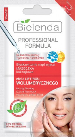 Bielenda Professional Formula Maseczka napinająca Efekt liftingu wolumerycznego 5g x 2 [KOSMETYKI]