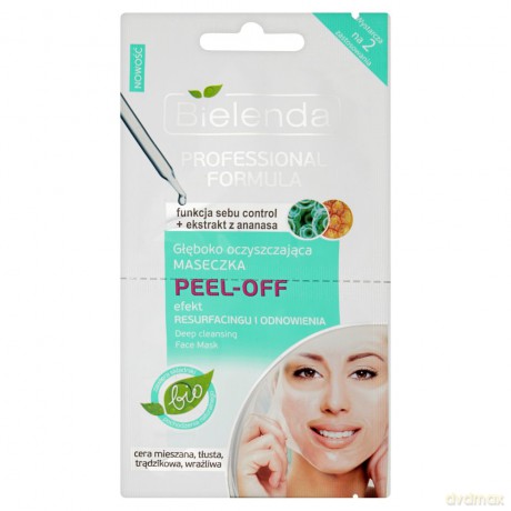 Bielenda Professional Formula Maseczka Peel-Off oczyszczająca 2 x 5g [KOSMETYKI]