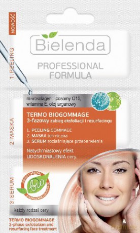 Bielenda Professional Formula Termo Biogommage 3-fazowy zabieg 3 x 3g [KOSMETYKI]