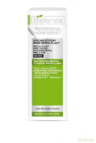 Bielenda Professional Home Expert Krem Peel Active przedłużajcy efekt mikrodermabrazji na noc 75ml [KOSMETYKI]