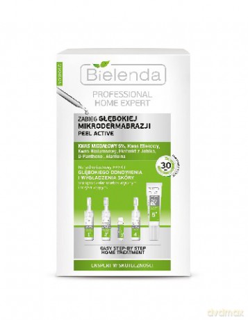 Bielenda Professional Home Expert Zabieg mikrodermabrazji do twarzy Peel Active 1opakowanie [KOSMETYKI]
