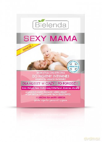 Bielenda Sexy Mama Chusteczka do higieny intymnej 1szt [KOSMETYKI]