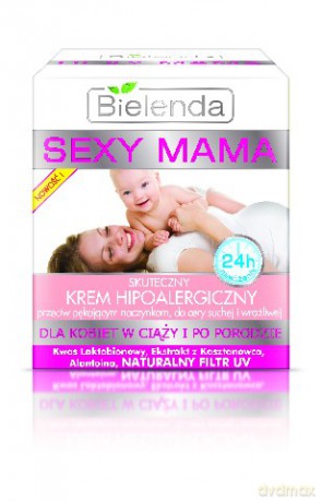 Bielenda Sexy Mama Krem Hipoalergiczny przeciw pękającym naczynkom 50ml [KOSMETYKI]