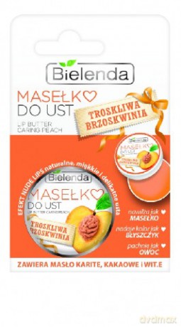 Bielenda Troskliwa Brzoskwinia Masełko do ust 15g [KOSMETYKI]