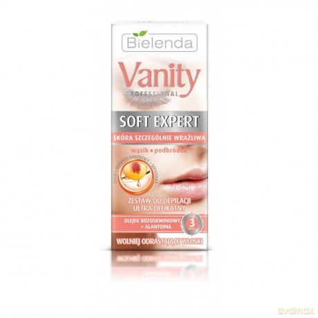 Bielenda Vanity Soft Expert Zestaw do depilacji twarzy ultra delikatny 15ml [KOSMETYKI]