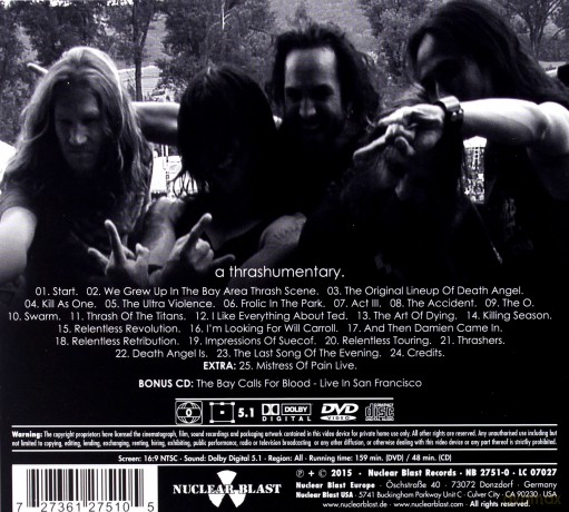 Death Angel: A Thrashumentary (digipack) [CD]+[DVD]