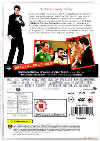 Chuck Season 3 [5DVD]