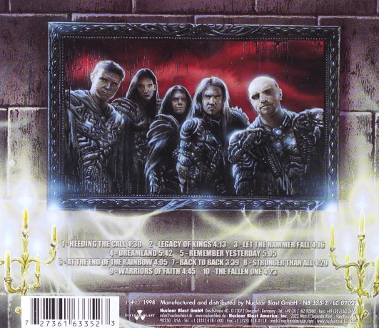 Hammerfall: Legacy Of Kings [CD]