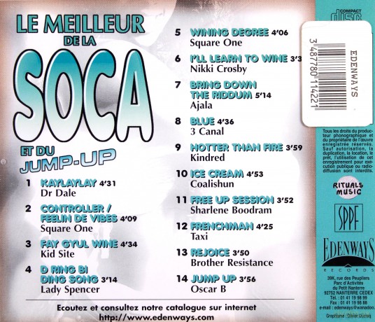 Le Meilleur De La Soca Et Du Jump Up [CD]