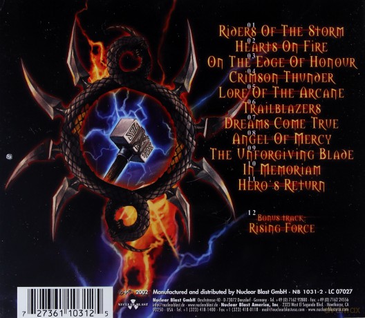 Hammerfall: Crimson Thunder [CD]