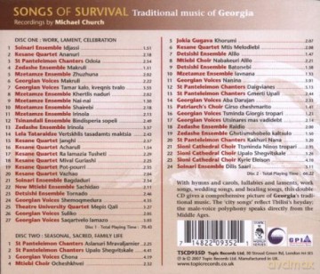 Songs Of Survival - Traditional Music Of Georgia [2CD]