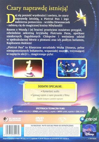 Piotruś Pan (Disney) [DVD]