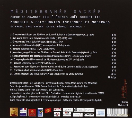 Mediterranee Sacree [CD]
