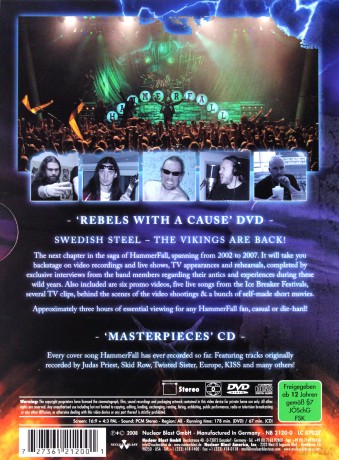 Hammerfall: Rebels With A Couse - Unruly, Unrestrined, Uninhibited [DVD]+[CD]