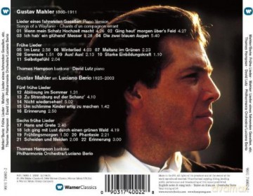 Hampson/Berio/Po/Lutz: Mahler: Lieder Eines Fahrenden Ge [CD]