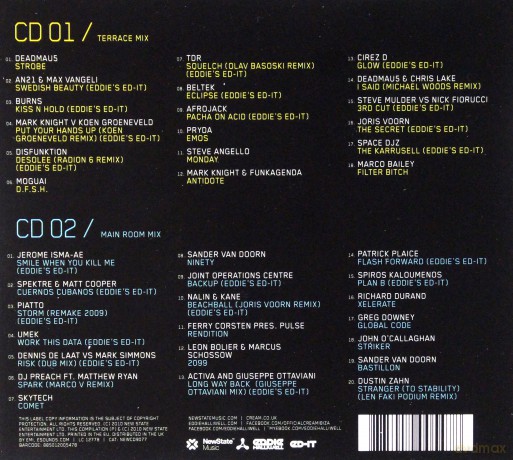 Cream Ibiza 2010 - Eddie Halliwell [2CD]
