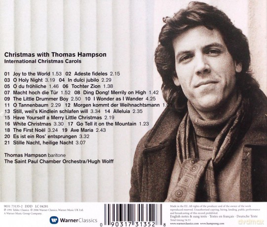 Hampson/Spco/Wolff: Weihnachten M. Th.Hampson [CD]