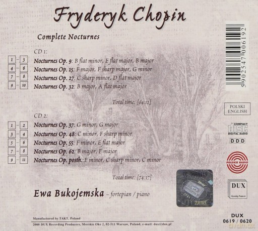 Frederic Chopin Complete Nocturnes [2CD]