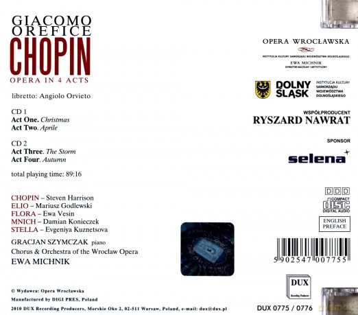 Orefice Chopin - Opera In 4 Acts [2CD]