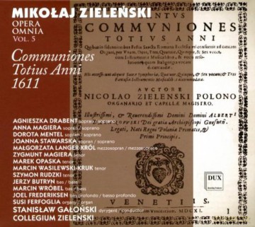 Zielenski Offertoria Totius Anni 1611 Vo [CD]