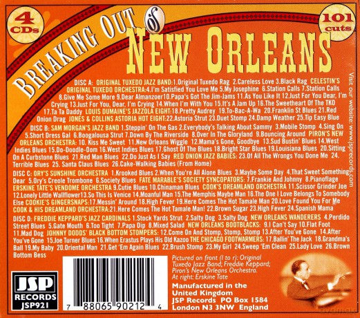 Breaking Out Of New Orleans - Jazz Innov [4CD]