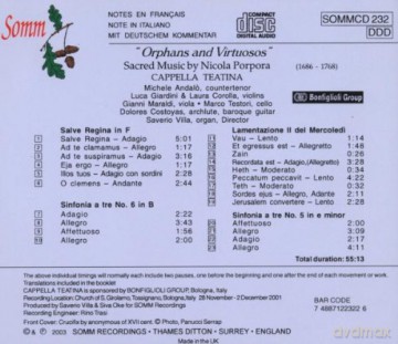 Orphans And Virtuosos [CD]