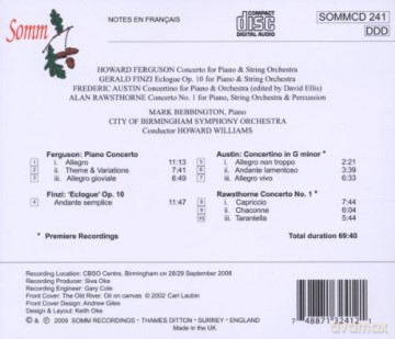 Works For Piano And String Orchestra [CD]