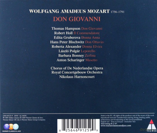Harnoncourt/Cgo: Mozart: Don Giovanni [3CD]