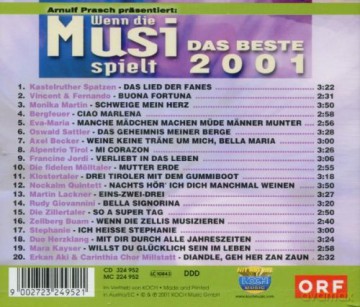 Wenn Die Musi Spielt - Das Beste 2001 [CD]